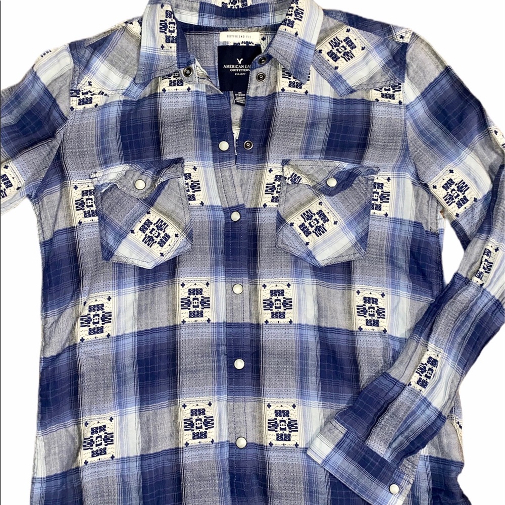 American Eagle boyfriend fit top size xsmall
